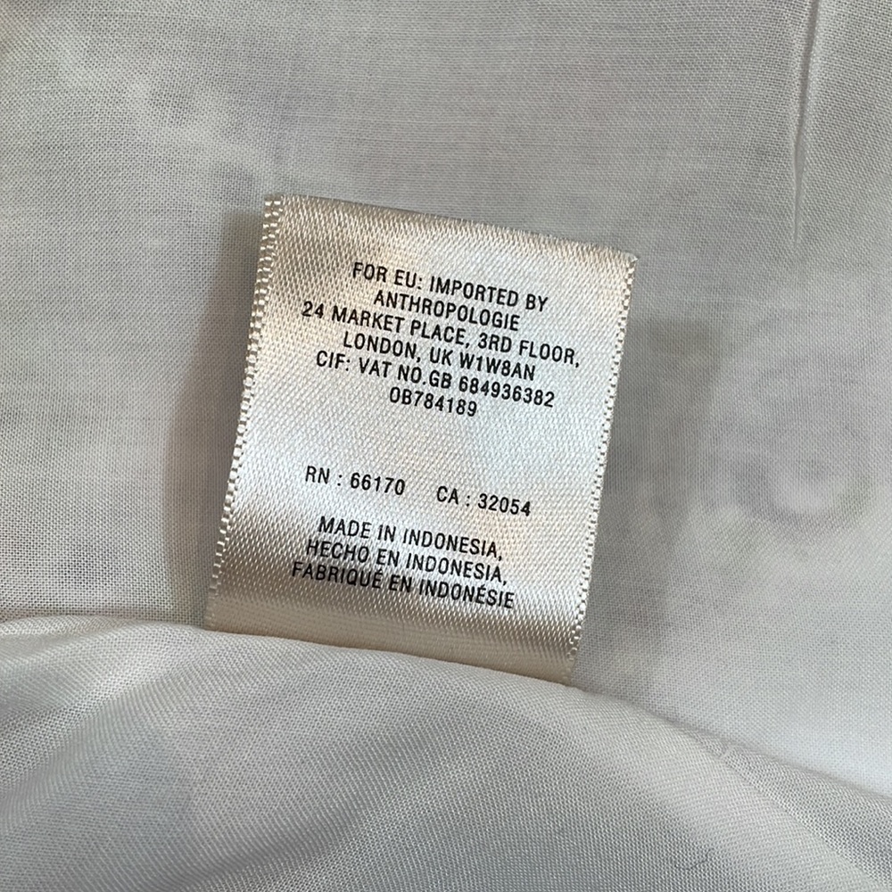 Feather Bone by Anthropologie Top Size 10 EUC - Picture 13 of 14